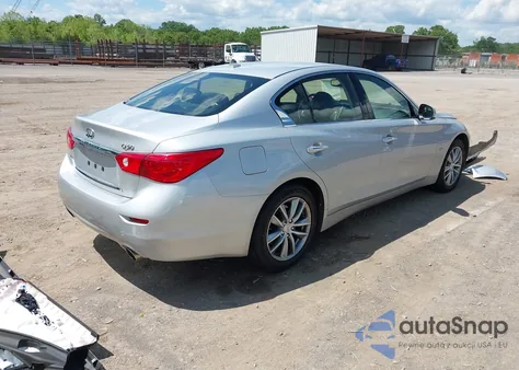 2016 Infiniti Q50 2.0T Premium из США, поврежденный, VIN JN1CV7AR7GM252046